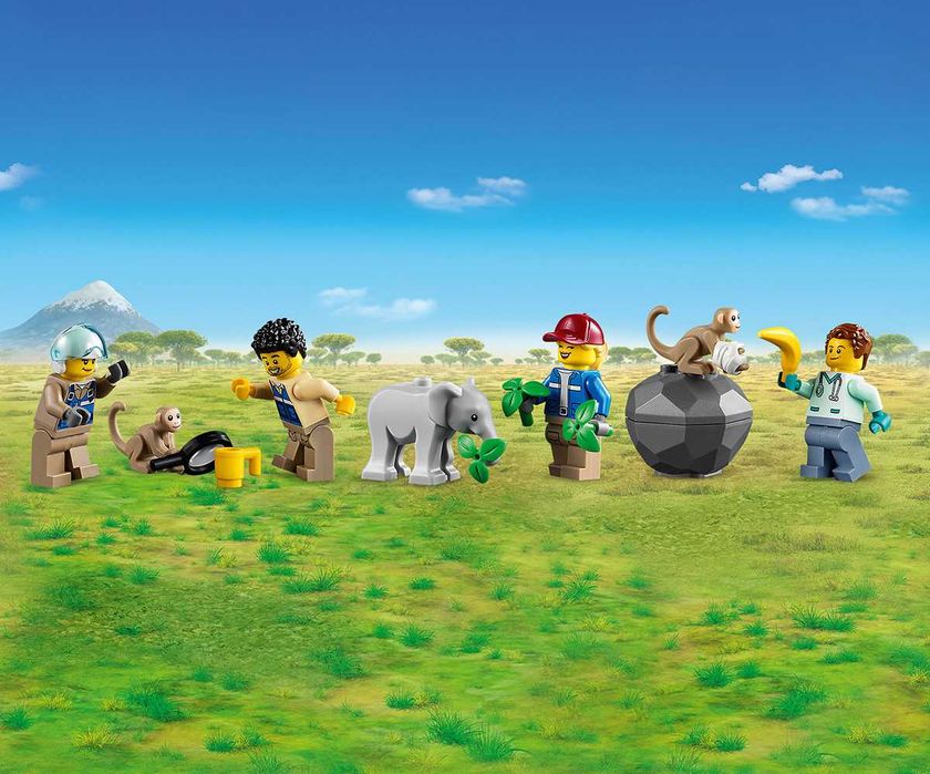 НОВО LEGO City Wildlife 60302 - Спасителна операция в дивото