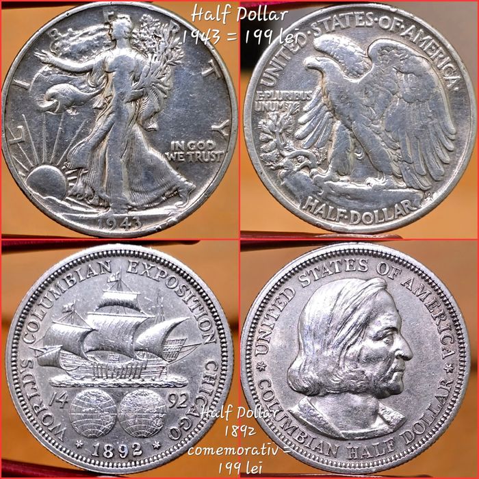 SUA Vechi Morgan Peace Dollar monede argint 90%