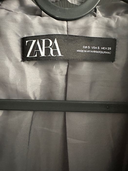 Zara палто с пух