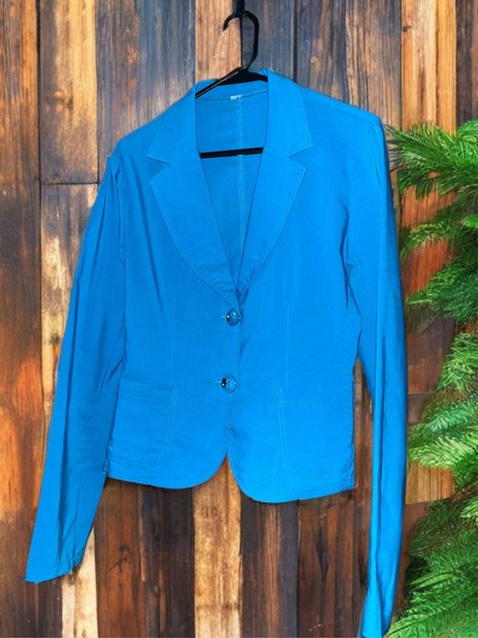 Пиджак бирюзовый