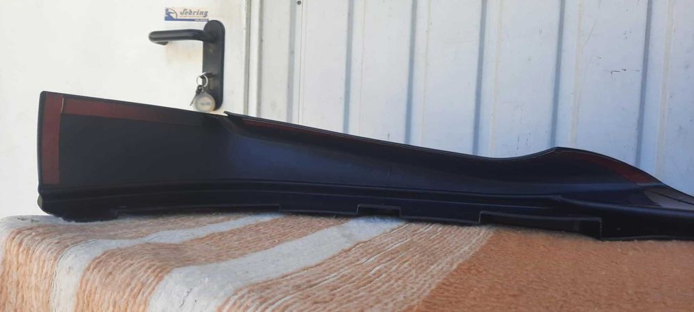 Splitter lip BMW 5 G30 G31 02/2017 bara fata pachet m negru lucios