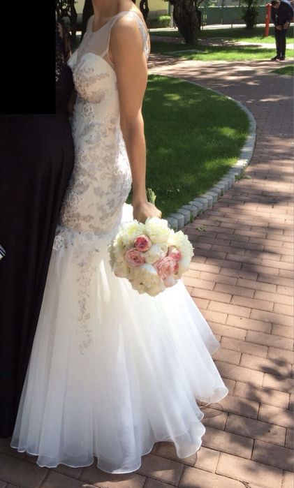 rochie mireasa sirena ivoire
