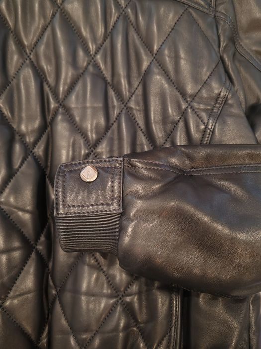 Geaca piele & blana naturala