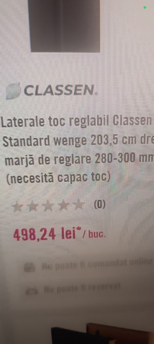 Uși Complete Wenge foiae plus Toc la 50% din preț