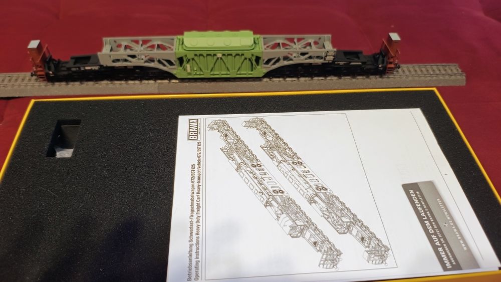 Vagon trenulet agabaritic Brawa 51276 SSt125 piko fleischmann roco DC