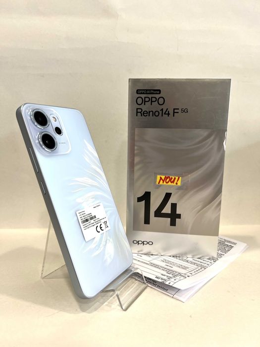 Oppo Reno 14F 5G, 256GB/8GB RAM Opal Blue, garanție2 ani, NOU!