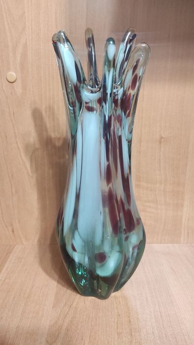 Ваза чешское стекло