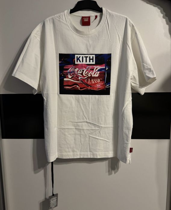 Kith X Coca-Cola Water Vintage Tee - White - L - KH3864-101