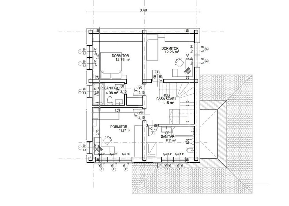 Casa individuala, 150 mp, zona Valea Seaca - Popesti