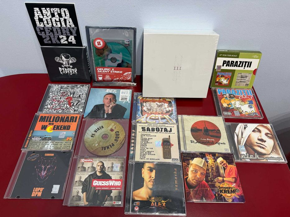 LOT cd-uri muzica hip hop/rap - romanesti + straina (UK,US) (rare)