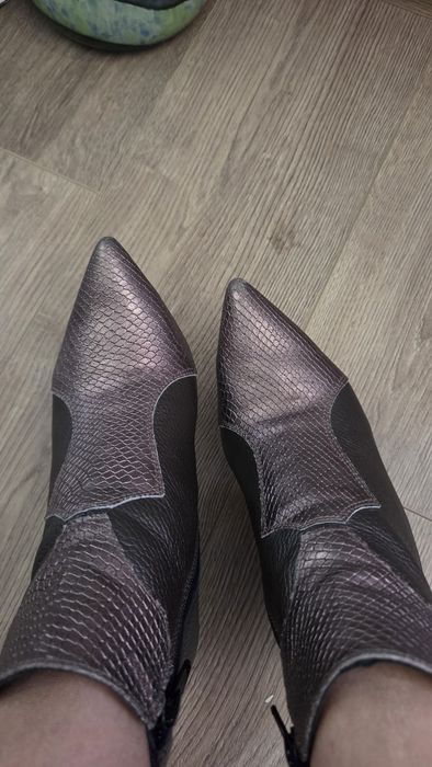 Ghete dama piele naturala model Modern Western