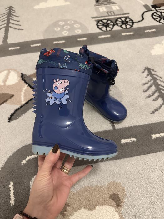 cizme de cauciuc cu banda elastica