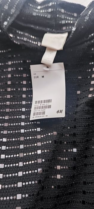 Парти черна рокля H&M