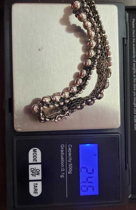 AG68,bratara argint 925,noua/marcata, masiva, 24, 6 grame, deosebita