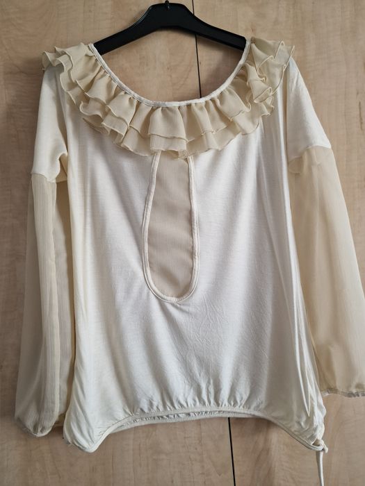 Bluza bej RVL marime S bumbac