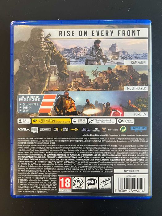 Call of Duty: Vanguard PlayStation 5 PS5