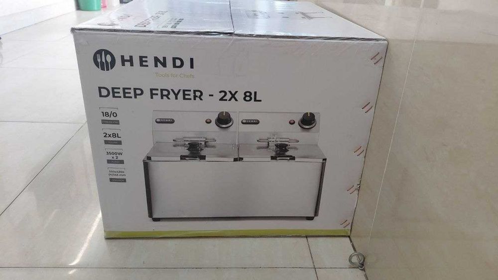 Ffripteuza Ulei HENDI DEEP FRYER 2X 8L /Fin X Amanet cod 138151