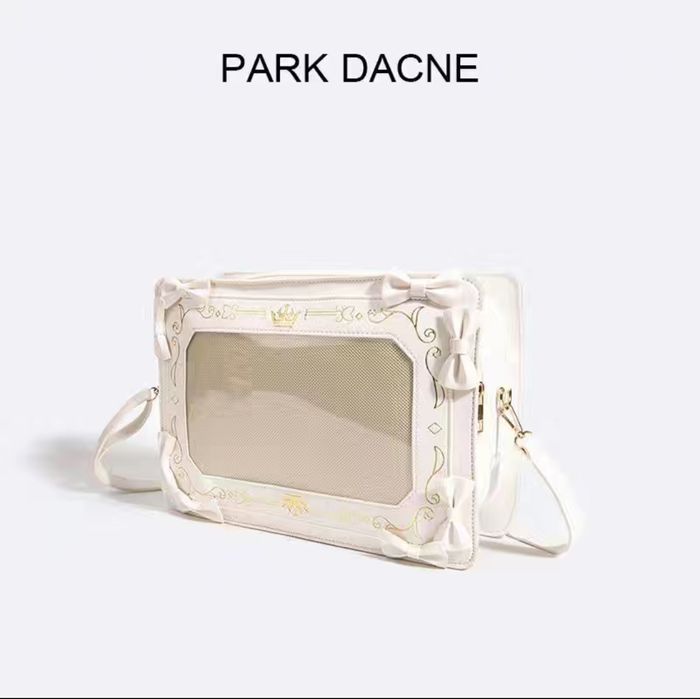 Сумка с прозрачным карманом (итабаг)