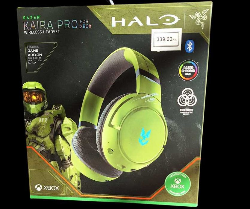 Безжични гейминг слушалки Razer Kaira Pro for Xbox, Halo Намаление!!!