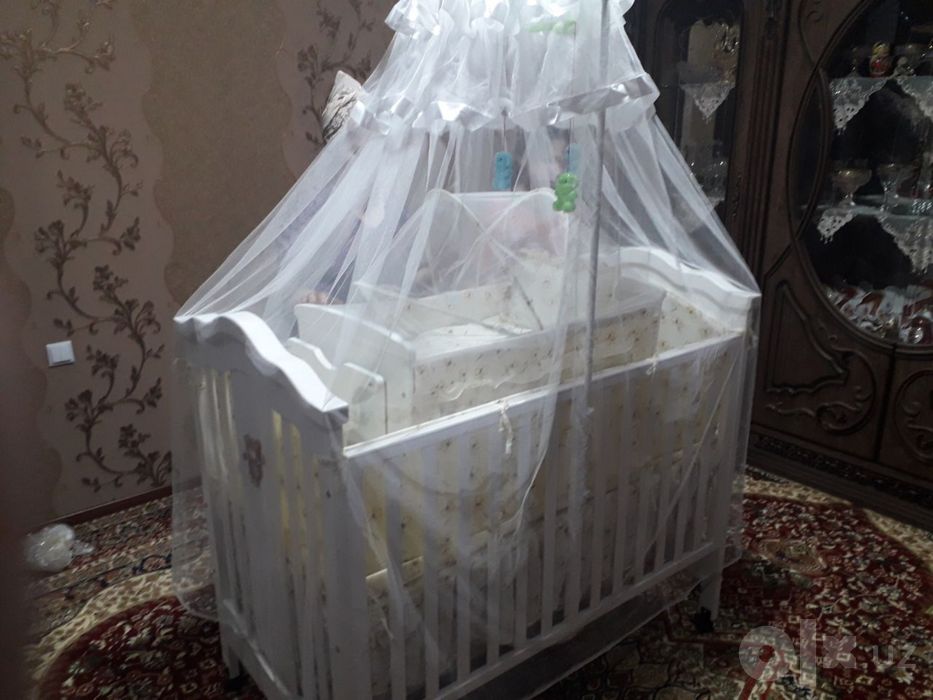 детская кроватка +люлька