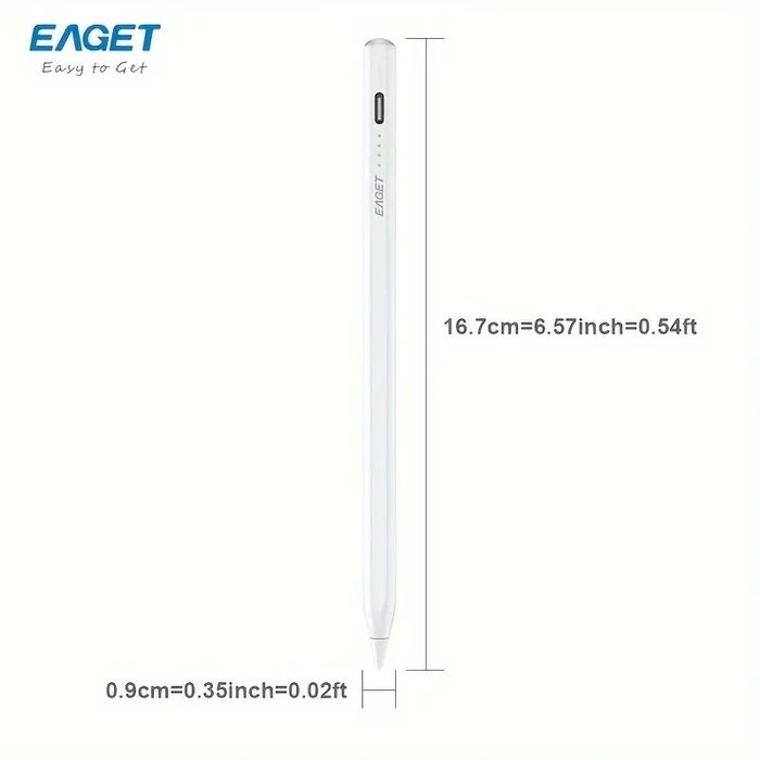 Емкостная ручка EAGET для iPad - магнитное крепление, сверхтонкий
