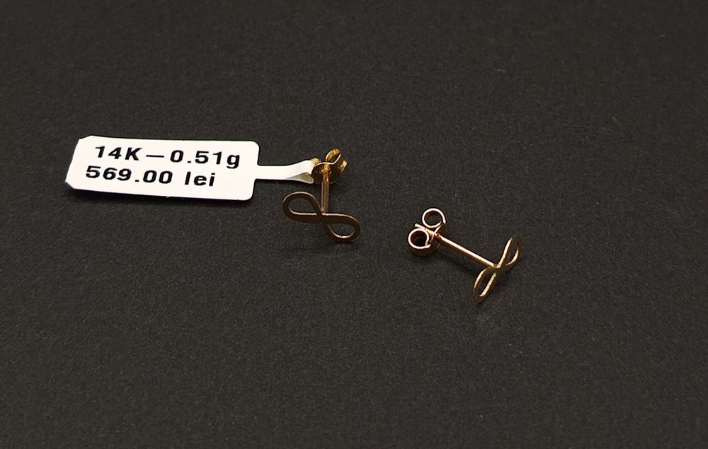 Cercei dama Aur 14K /585 0,51 gr