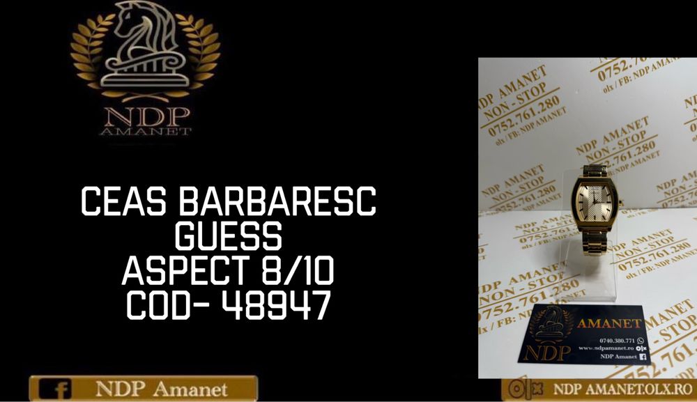 NDP Amanet Braila Ceas Barbatesc Guess(48947)