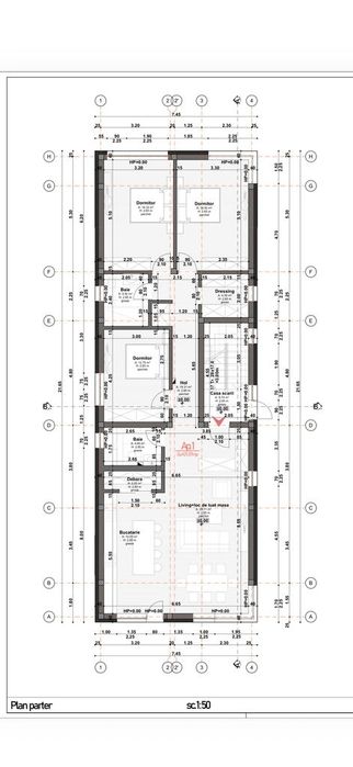 Apartament 4 camere 121 mp + 150 mp gradina, imobil tip vila, Marasti