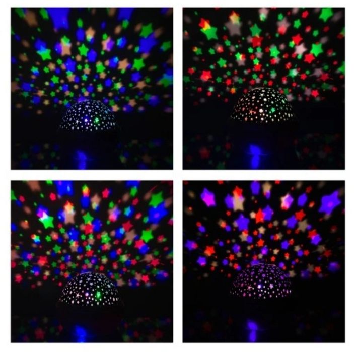 Прожекционна нощна лампа за детска стая