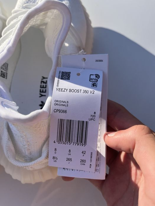 Yezzy Boost 350 Triple White Cream 41 42 43