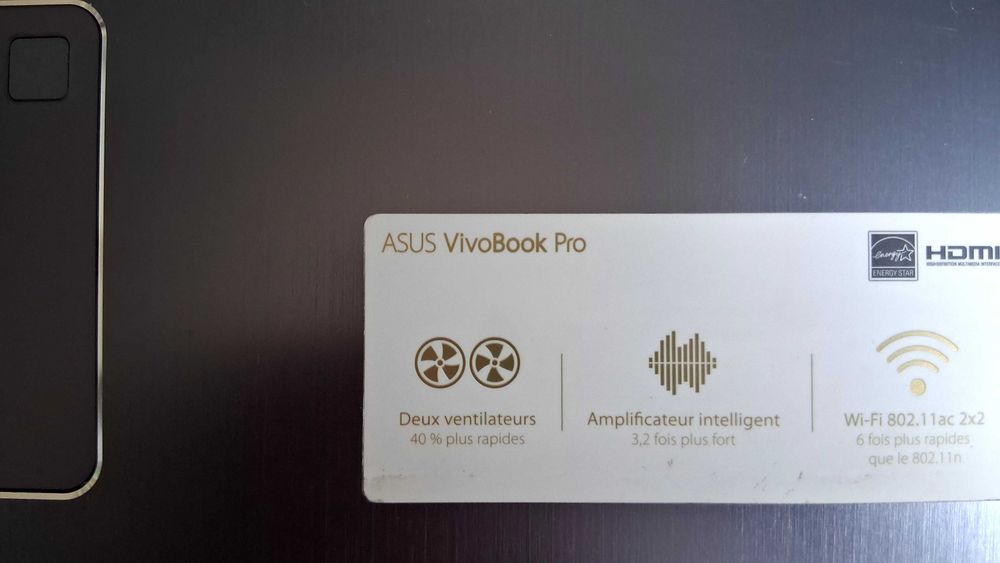 Laptop Asus VivoBok pro 15 Nx 580 GD, 16 GB, SSD M2, GTX 1050