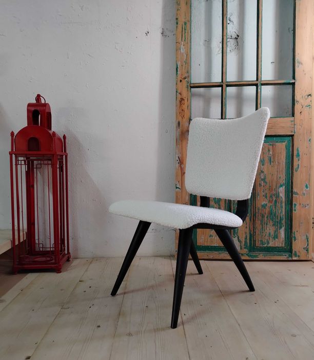 Scaun vechi din lemn stil Mid-Century Modern, Olanda