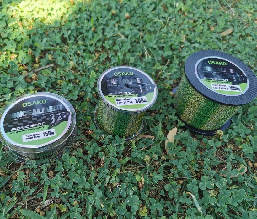 Монофилно влакно Osako 3D -  150, 300 и 1000мт От 0.14 до 0.40мм