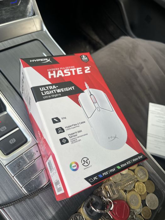 Продам игравую мышку hyperx pulsefire haste2