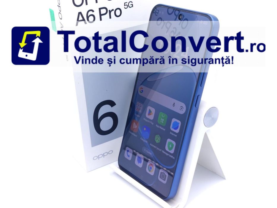 Oppo A6 Pro 256GB Stellar Black 8GB Dual, Garantie 24 luni | #D94351