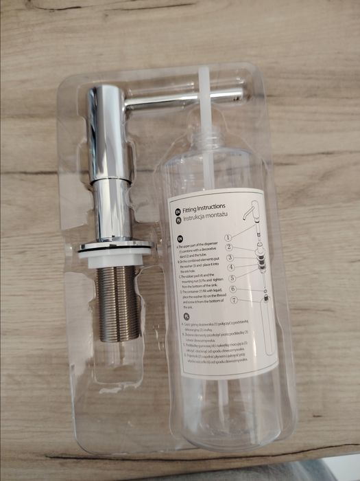 Dozator detergent din inox Alveus