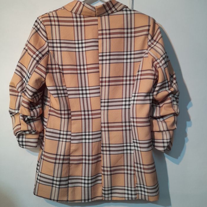 Sacou Damă în Carouri - Stil Casual/Elegant - Made in Italy M/L