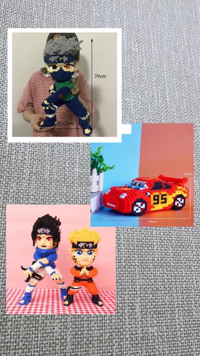 Наруто Тачки Какаши Саске конструктор игрушки