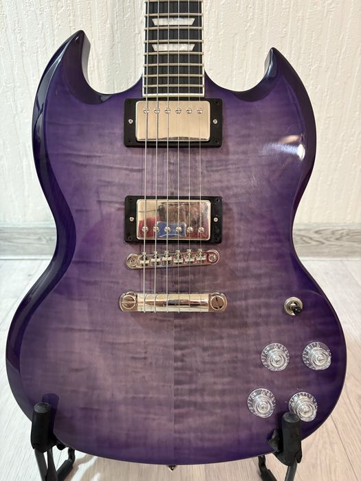 Epiphone SG modern figured purple (торг уместен)