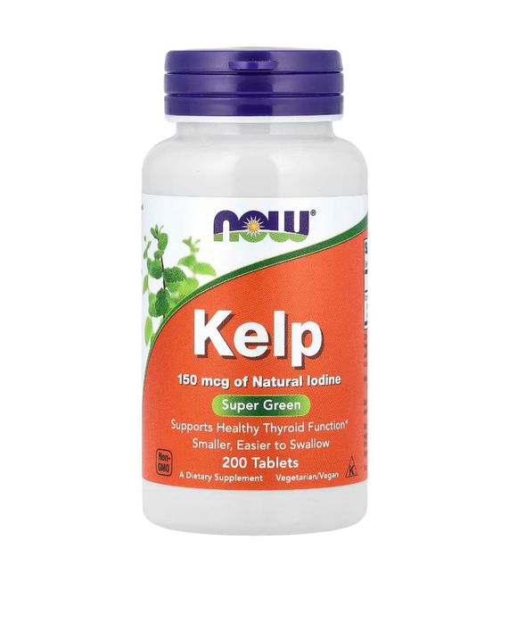 Now Kelp 150mcg of narural Iodine  200 tablet Келп йод 200 таблет