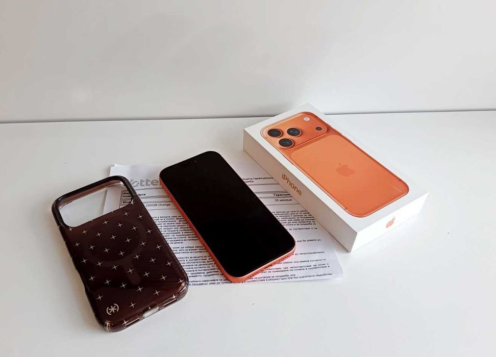 Apple iPhone 17 Pro ( нов,7 зареждания,100% батерия 36м. гаранция)