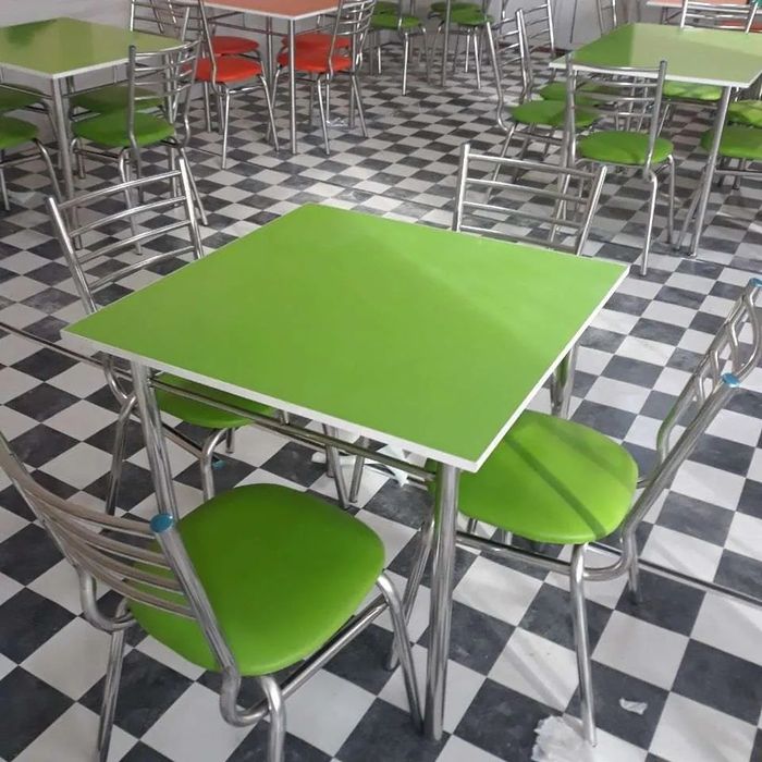 Стол и стул на заказ из нержавейки