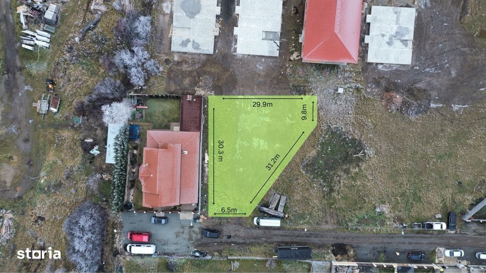Comision 0% Teren intravilan 668 mp| Giroc | Autorizație construcție