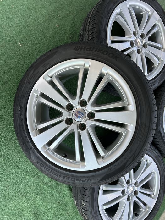 5x100 16 seat skoda vw със летни гуми hankook 215 45 16