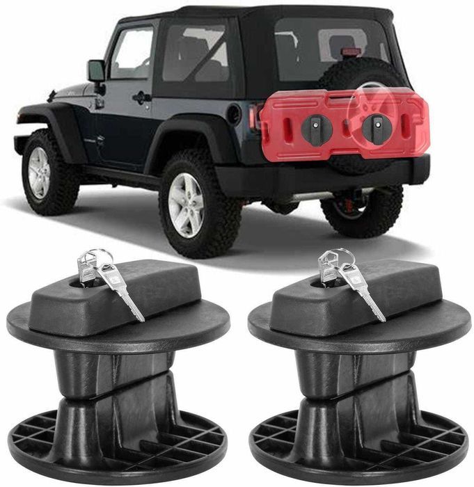 Suport prindere canistra off road  benzina 10L cu antifurt