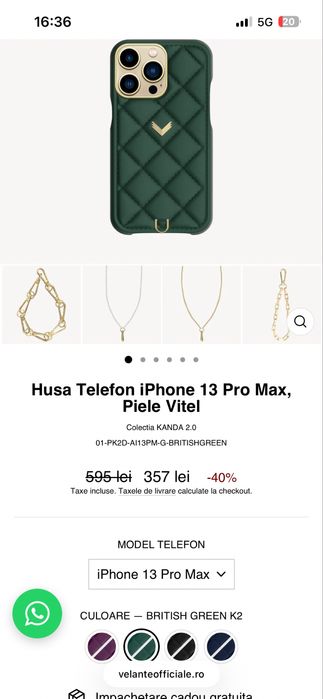 Husa Velante iPhone 13 Pro Max