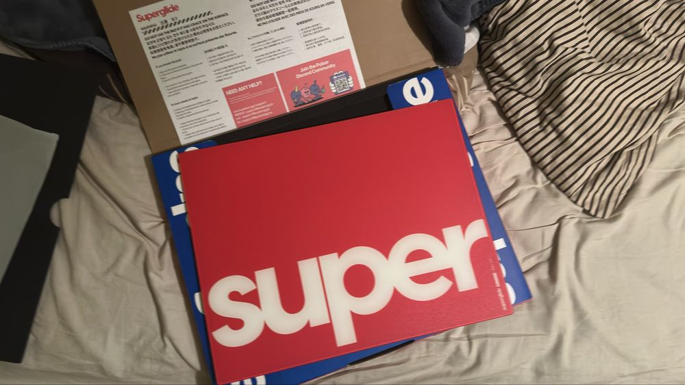 Glass Mousepad Superglude L  v3
