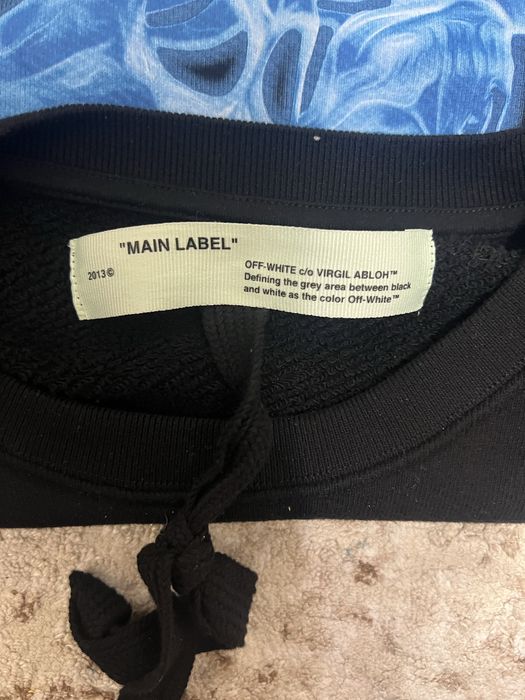 Off white Diag Skulls hoodie оригинал