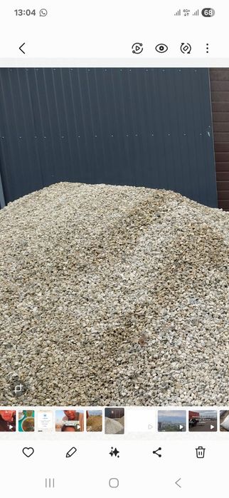 Щебень отсев песок баласт грунт пгс