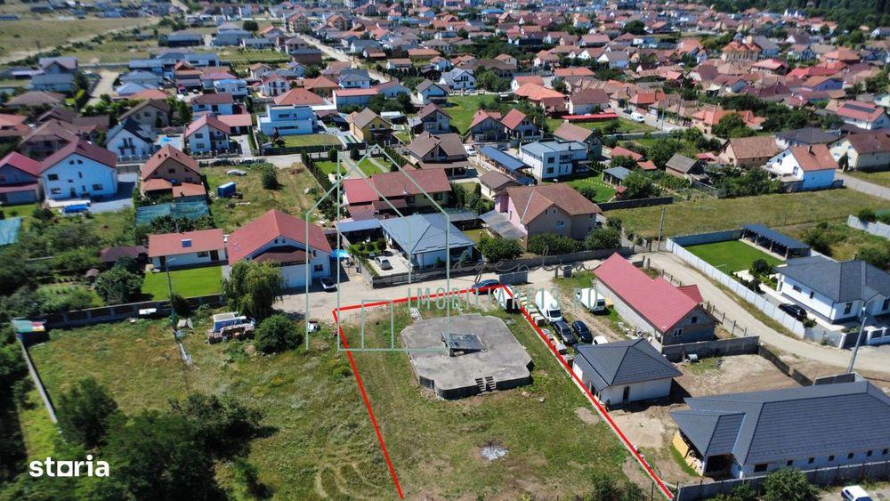 Teren intravilan 1.210 mp cu fundatie in Drumul Petrestiului, Sebes